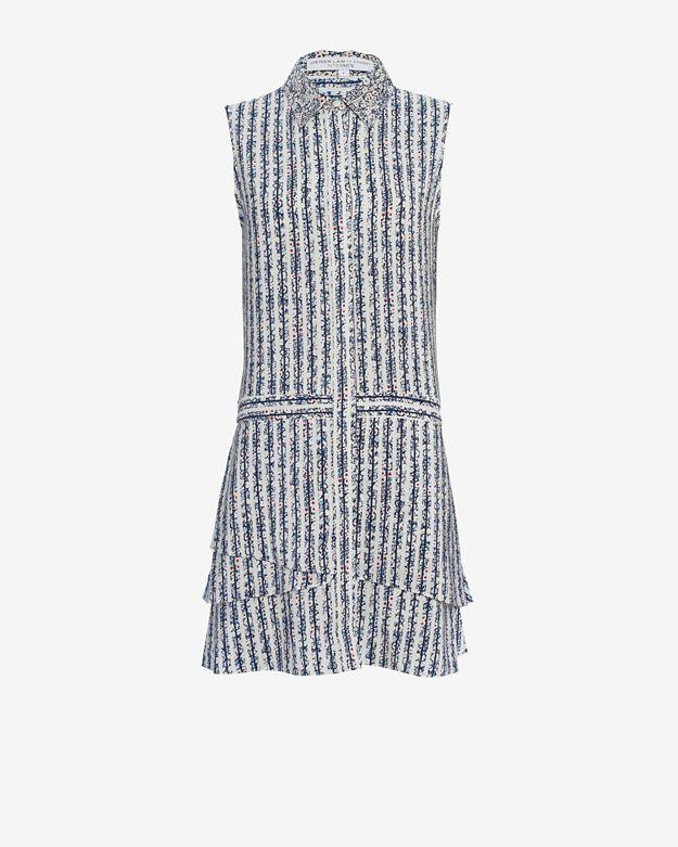 Derek Lam 10 Crosby Exclusive Floral Print Layered Shirtdress