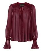 Nicholas Georgette Blouse Red 4