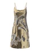 Designers Remix Evie Dress Gold 34