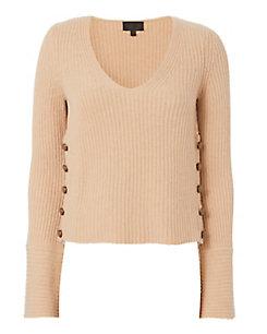 Exclusive For Intermix Hayley Bell Sleeve V Neck