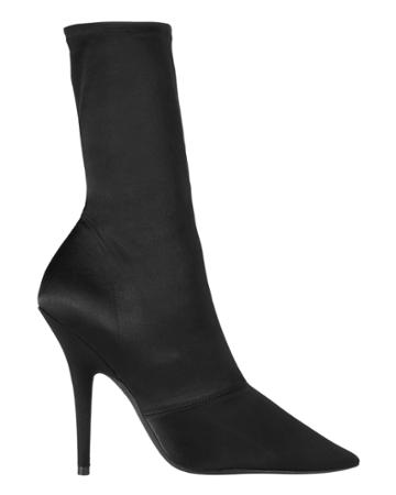Yeezy Shoes Yeezy Satin Stretch Booties Black 38