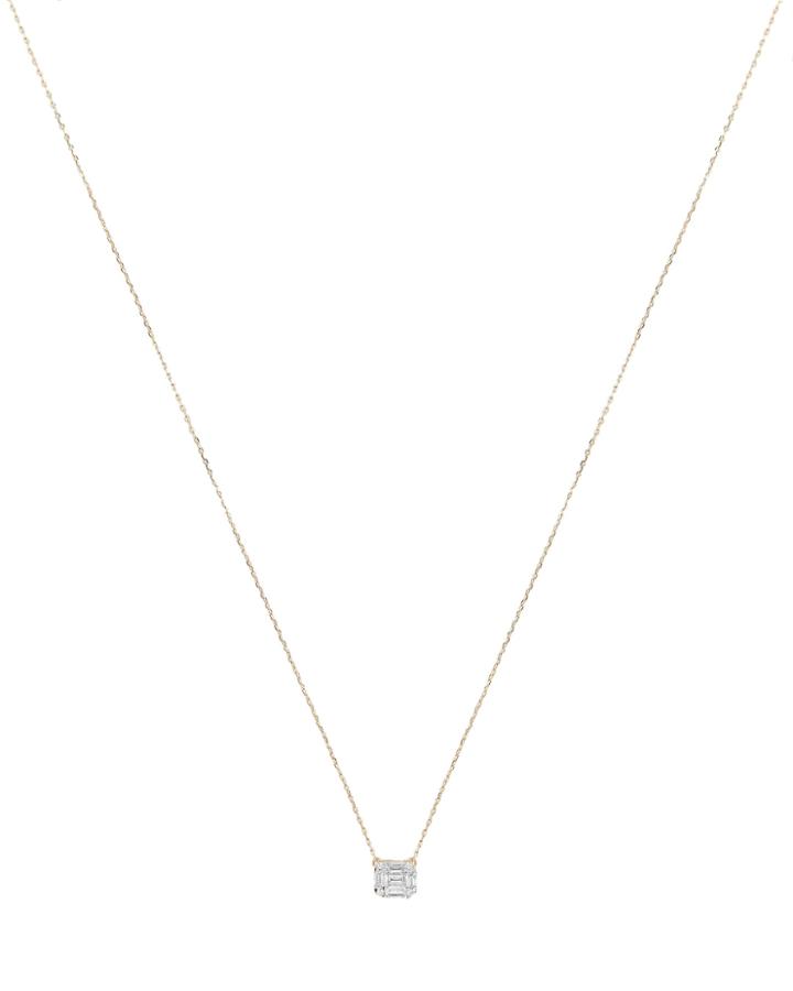 Adina Reyter Multi Baguette Necklace Gold 1size