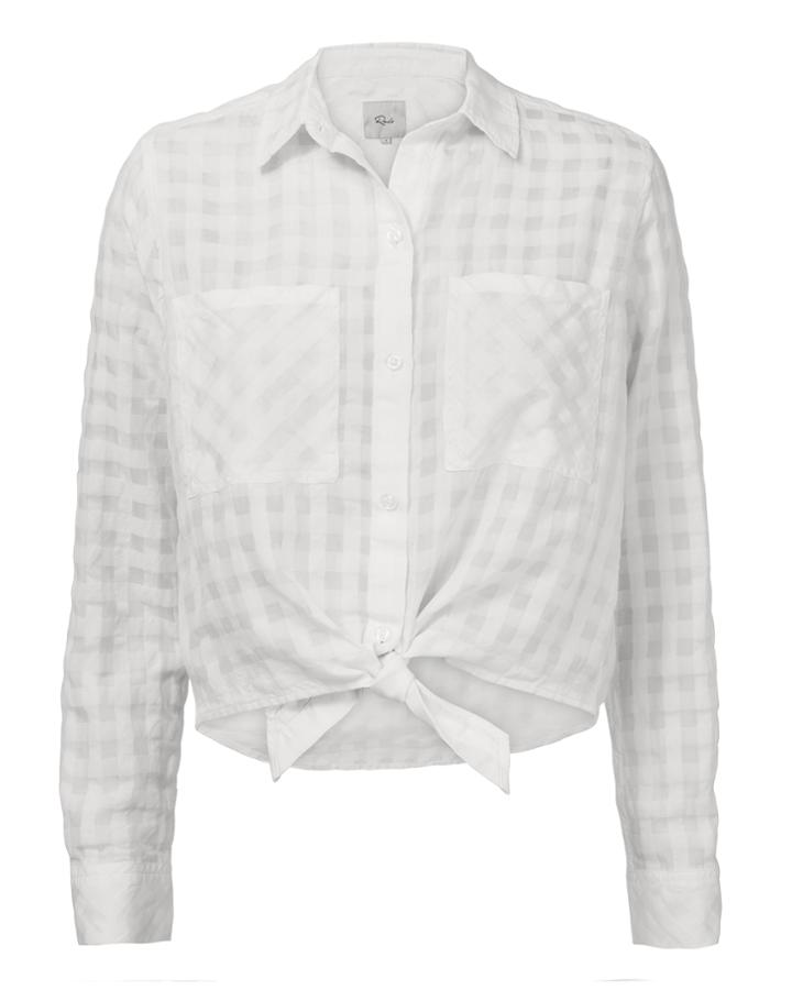 Rails Kelsey Shadow White Check Shirt White P