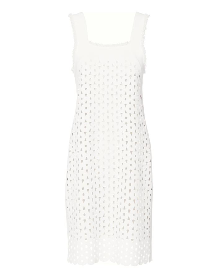 Derek Lam Eyelet Detail Cami Dress White S