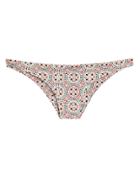 Same Swim Llc Same Swim Mosaic Bikini Bottom Red/print S
