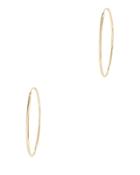 Jacquie Aiche Smooth Infinity Hoops Gold 1size