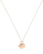 Ginette Ny Angele Mini Heart Pendant Necklace Rose 1size