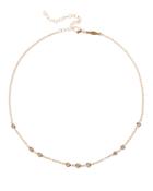 Intermix Jacquie Aiche 1x2x3 Diamond Choker Necklace Metallic 1size