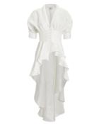 Aje Hamilton High-low V-neck Top White 8