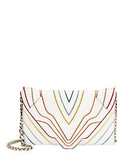 Elena Ghisellini Selina White Clutch