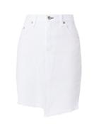 Rag And Bone Rag & Bone/jean Dive High-rise White Denim Skirt White 24