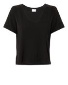 Re/done Classic V-neck Tee Black P