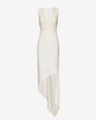 Narciso Rodrguez Asymmetric Crepe Dress: White