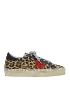 Golden Goose Leopard Haircalf Low-top Sneakers Brown 38