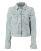 Derek Lam 10 Crosby Nico Denima Jacket Blue-lt P