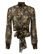 Nicholas Ava Tie Front Floral Top Pri-floral 4
