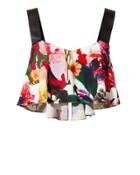 Cushnie Et Ochs Nuri Floral Crop Top Multi 4