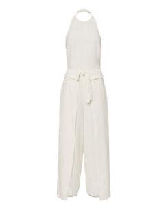 Derek Lam 10 Crosby Tie Front Cropped Jumpsuit