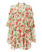 Caroline Constas Tessa Floral Mini Dress White P