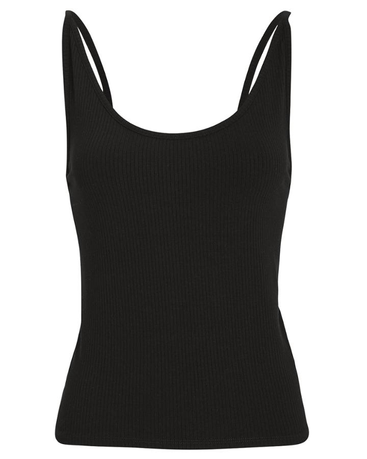 5th & Mode Fifth & Mode Ellis Low Back Tank Top Black P