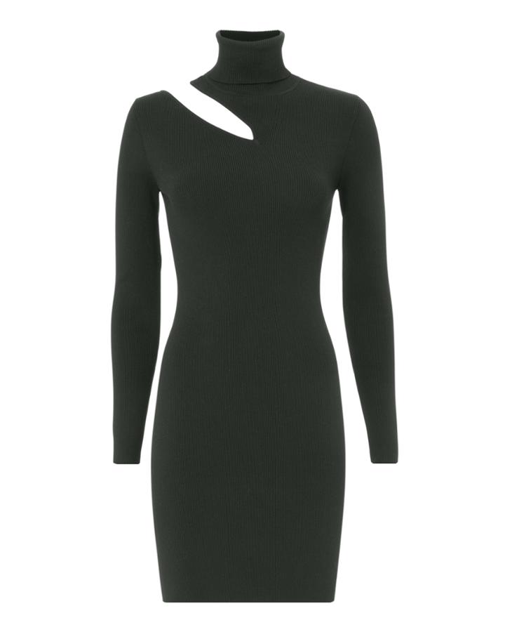 A.l.c. West Dress Cutout Turtleneck Dress