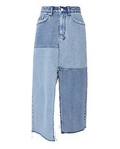 Ksubi Pip Patchwork Midi Skirt