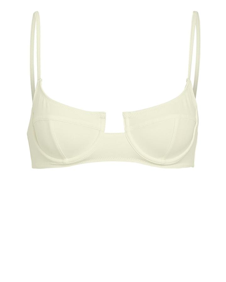 Solid & Striped X Re/done Hollywood Bikini Top Ivory P
