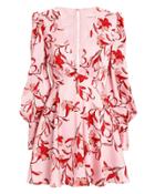 Talulah Waltzing Mini Dress Pink/red Floral P