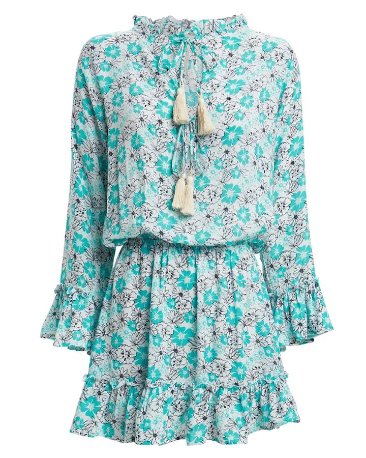 Coolchange Monica Mini Floral Dress Blue/white/floral S