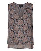 Exclusive For Intermix Bailey Printed Sleeveless Blouse
