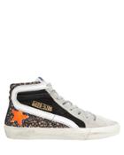 Golden Goose Slide Star High-top Sneakers Grey/black 38
