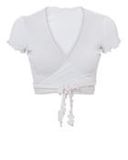 Only Hearts Tulle Wrap White Top White P/s
