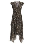 Ulla Johnson Ressie Dress Black/tan Zero