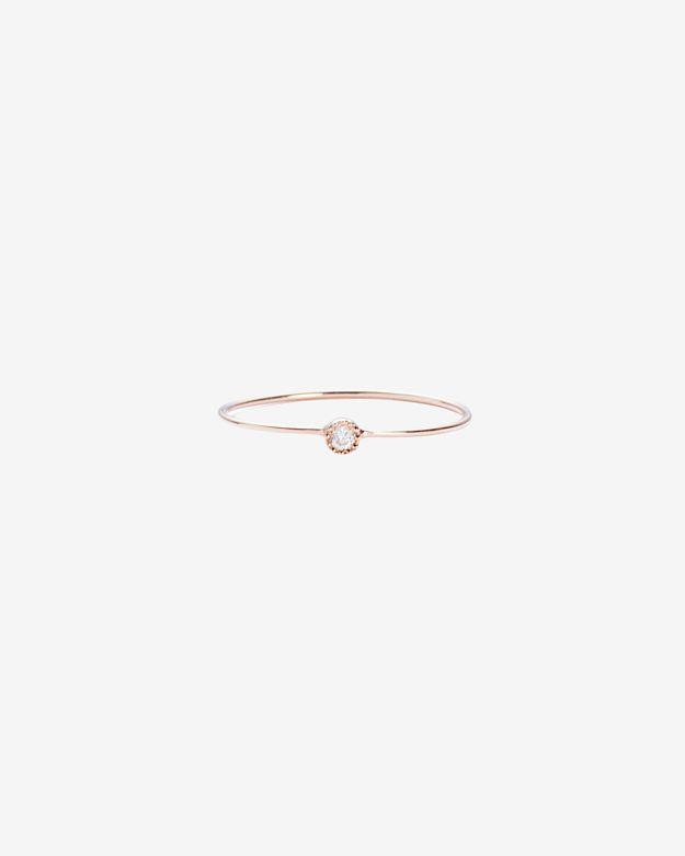19fifth Diamond Bezel Set Ring