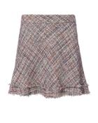 Iro Stoney Tweed Skirt Multi 34