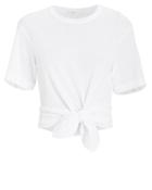 A.l.c. Gemma Tie T-shirt White P