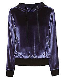 Fleur Du Mal Silk-lined Velvet Hoodie