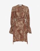 Faith Connexion Silk Printed Wrap Dress