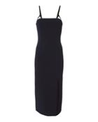Dion Lee Linear Crepe Bustier Dress Navy 6