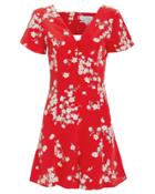 Exclusive For Intermix Intermix Lisbeth Silk Romper Red/floral 8