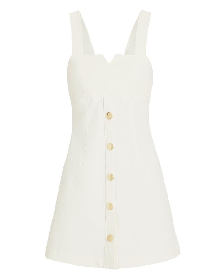 Derek Lam 10 Crosby White Pinafore Dress White 4