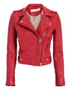 Iro Luiga Red Leather Jacket Red 34