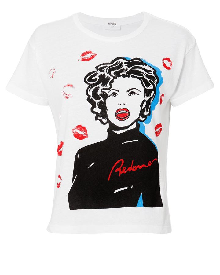 Re/done Smack Graphic Tee White P