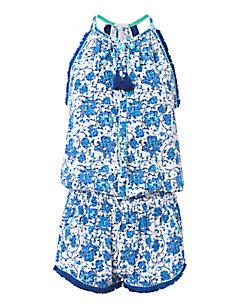 Poupette St Barth Lola Printed Romper