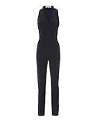 Derek Lam 10 Crosby Beaded Choker Jumpsuit