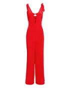Exclusive For Intermix Intermix Brigette Printed Jumpsuit Red Polka Dot 8