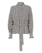 Exclusive For Intermix Nati Gingham Smocked Jacket