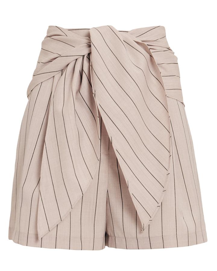Tibi Wool Sculpted Shorts Hazelwood 4