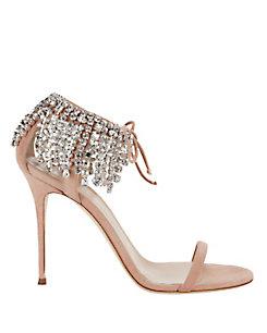 Giuseppe Zanotti Mistico Crystal Ankle Sandals