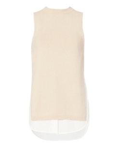 Brochu Walker Marjan Layered Beige Tank